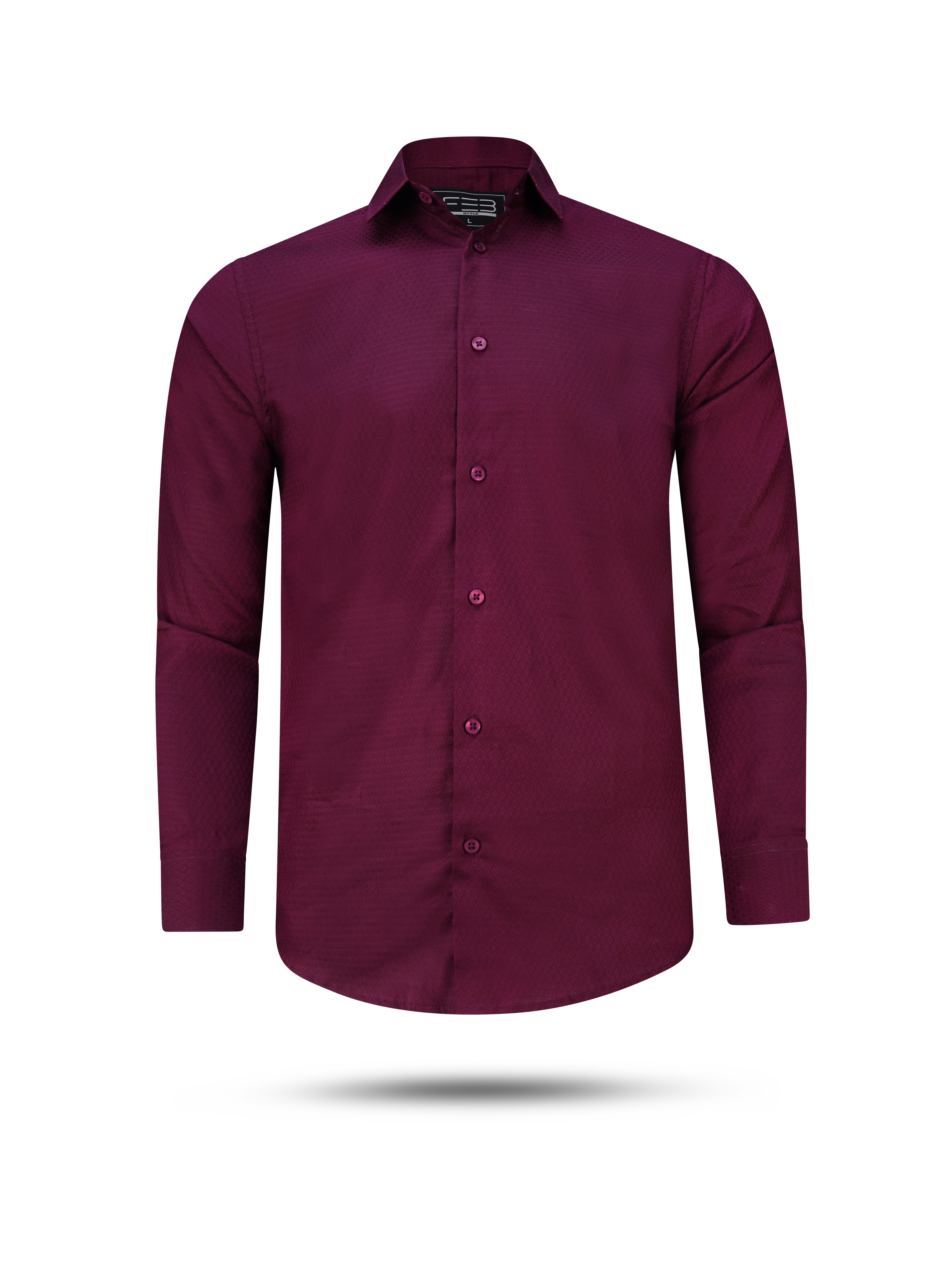 Micro Pattern Diamond Shaped Texture (Wine) ST-F2021